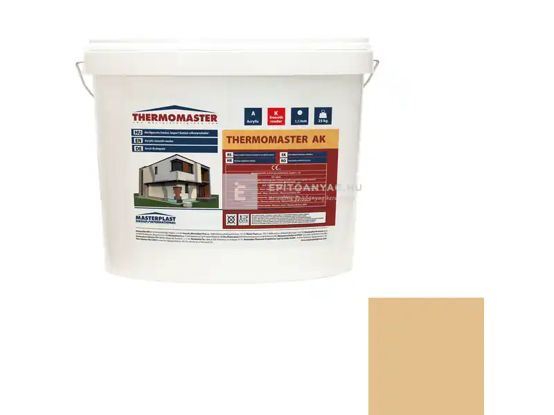 Expressz kézbesítés Masterplast Thermomaster akril vékonyvakolat, kapart 1,5 mm 48-C 25 kg