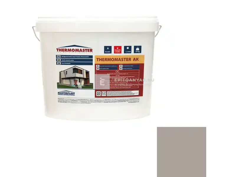 Masterplast Thermomaster akril vékonyvakolat, kapart 1,5 mm 49-C 25 kg Korlátozott ajánlat