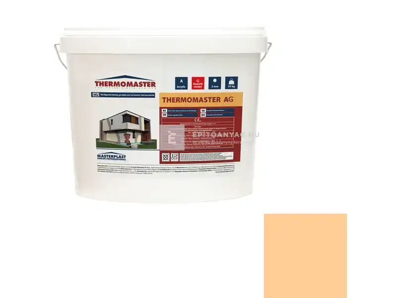 Masterplast Thermomaster akril vékonyvakolat, gördülőszemcsés 2 mm 05-D 25 kg Szuper akció