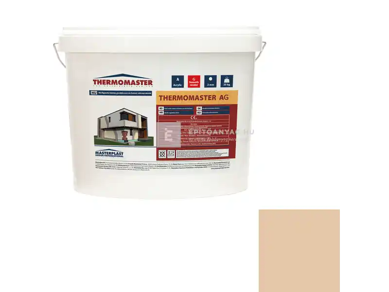 Masterplast Thermomaster akril vékonyvakolat, gördülőszemcsés 2 mm 47-D 25 kg Kedvezmény