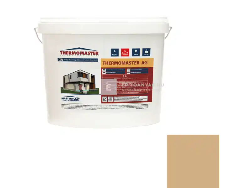 Masterplast Thermomaster akril vékonyvakolat, gördülőszemcsés 2 mm 47-C 25 kg Végkiárusítás