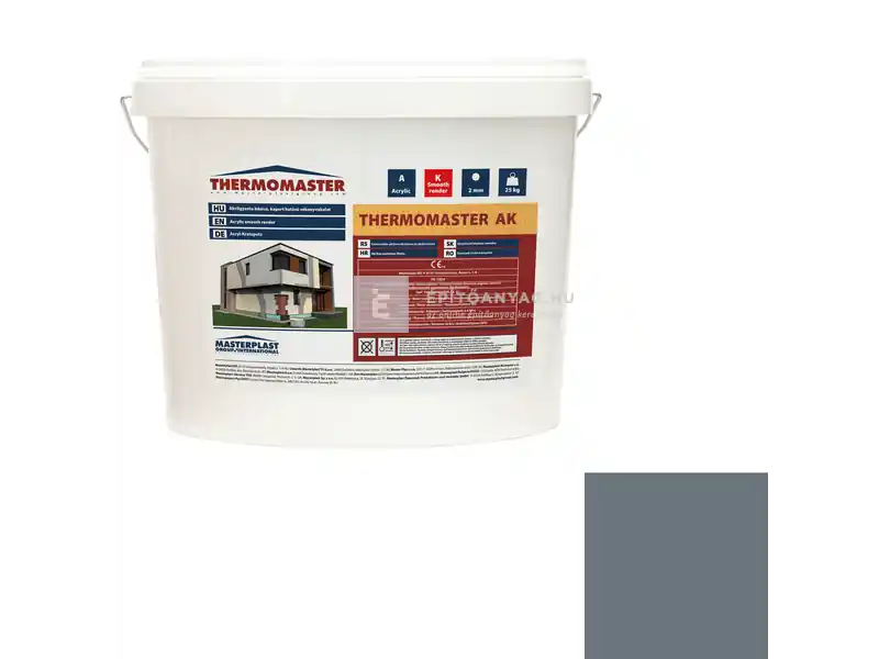 Masterplast Thermomaster akril vékonyvakolat, kapart 2 mm 50-C 25 kg Különleges ajánlat