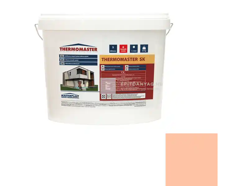 Vásárlói kedvenc Masterplast Thermomaster szilikon vékonyvakolat, kapart 1,5 mm 15-D 25 kg
