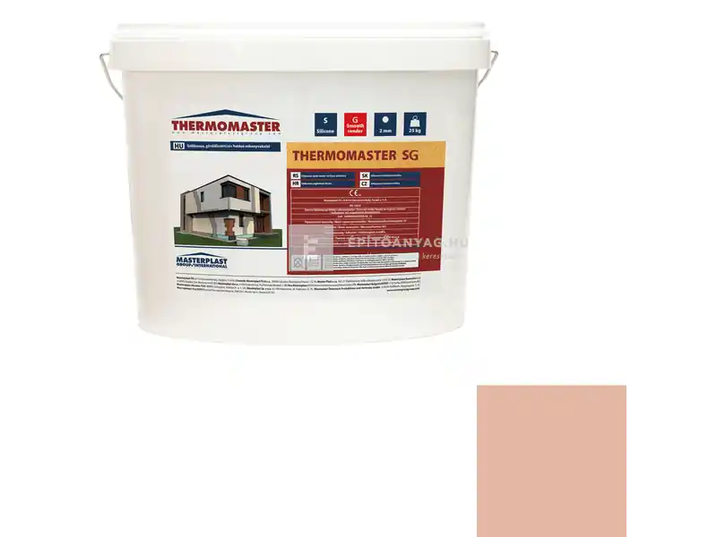 Masterplast Thermomaster szilikon vékonyvakolat, gördülőszemcsés 2 mm 12-D 25 kg Bestseller
