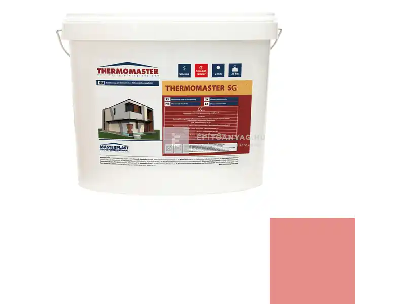 Masterplast Thermomaster szilikon vékonyvakolat, gördülőszemcsés 2 mm 22-D 25 kg Prémium