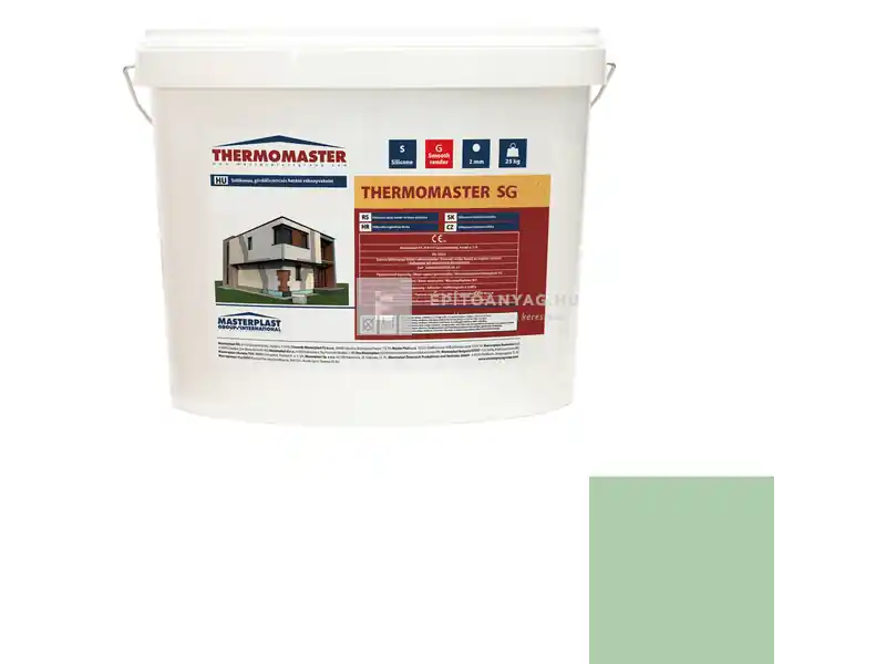 Kedvezmény Masterplast Thermomaster szilikon vékonyvakolat, gördülőszemcsés 2 mm 40-D 25 kg
