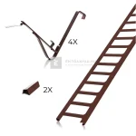 Ne maradj le Hófogórács garnitúra barna 20 cm x 3 m