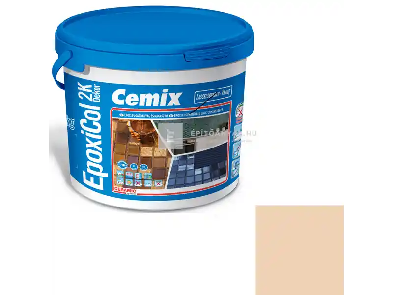 Cemix 8660 EpoxiCol 2K Dekor epoxi fugázó bahamabeige 7 kg Legkelendőbb