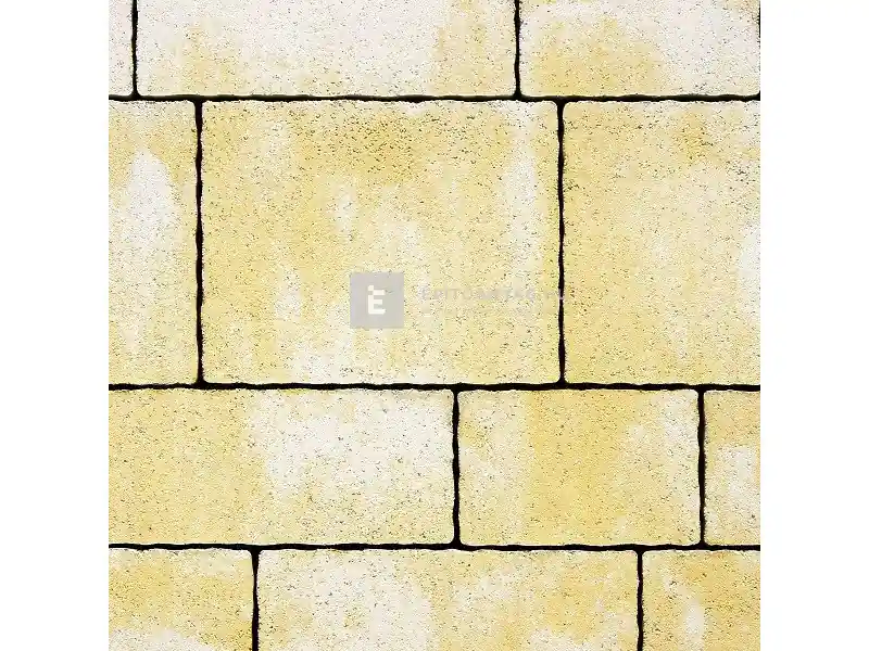 ABeton Matrix kombi térkő sárga-fehér 8 cm Csak ma
