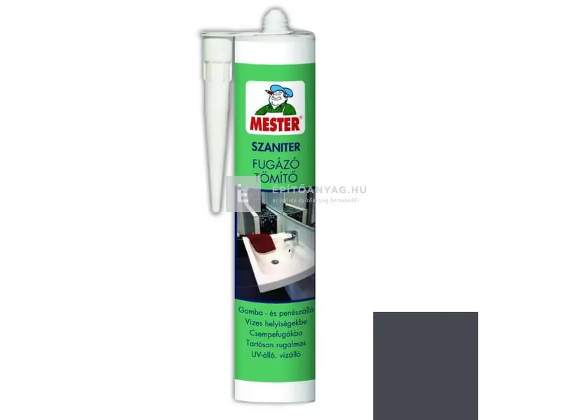 Végkiárusítás Mester Szaniter Fugázó Tömítő antracit 310 ml