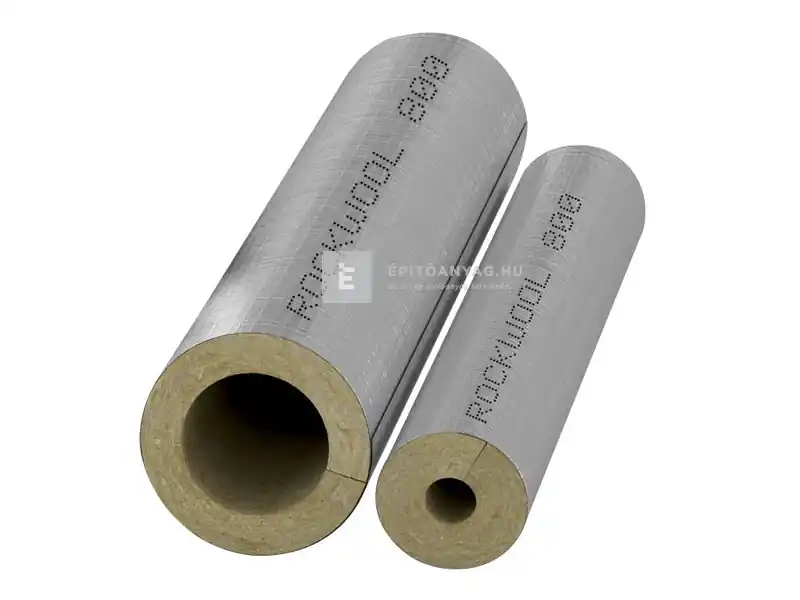 Rockwool 800 tekercselt kőzetgyapot csőhéj alukasírozással 60/48 mm, 1 m Azonnal elérhető
