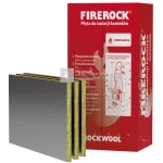Rockwool Firerock 2,5 cm alufóliával kasírozott kőzetgyapot lemez Szuper akció