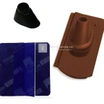 Azonnali szállítás Tondach Kékes/Pilis ívesvágású antennakivezető szett FusionProtect rézbarna