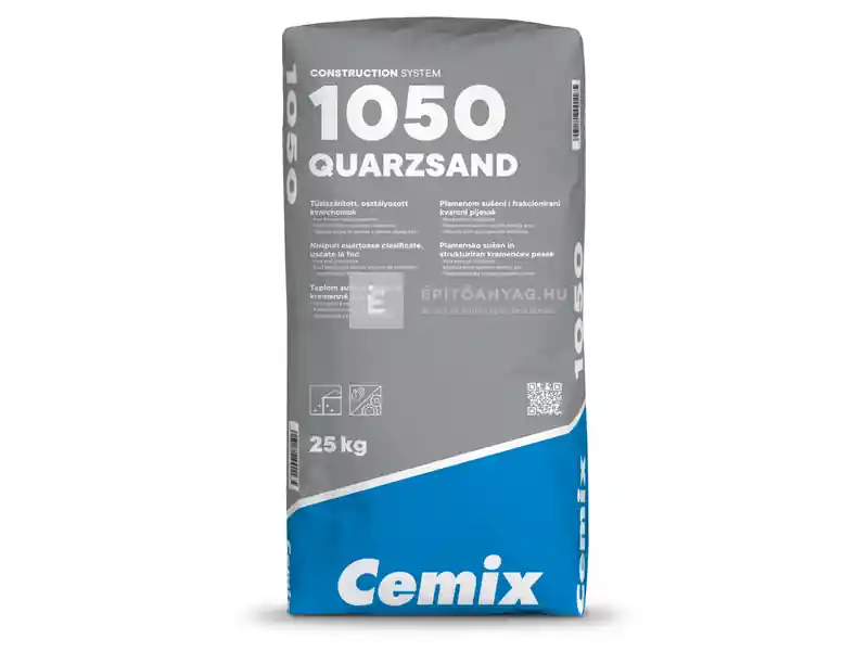 Cemix 1050 QuarzSand kvarchomok 25 kg Expressz kézbesítés