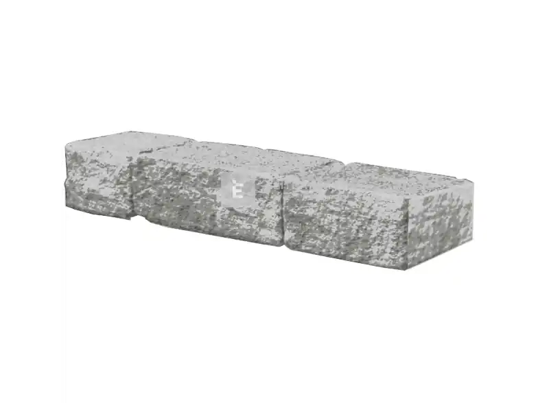 Csak ma Viastein Mattone Tres falazóelem VIA+ roppantott felület, antracit-fehér árnyalt 15 cm