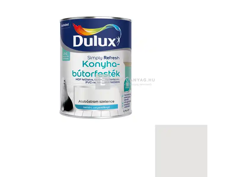 Dulux Simply Refresh Konyhabútorfesték alabástrom szelence 0,75 l Kiárusítás