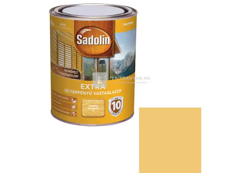 Kihagyhatatlan ajánlat Sadolin Extra kültéri vastaglazúr selyemfényű világostölgy 0,75 l