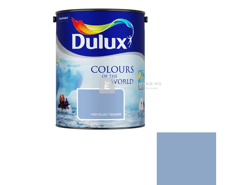 Árengedmény Dulux A Nagyvilág Színei matt beltéri falfesték végtelen tenger 5 l