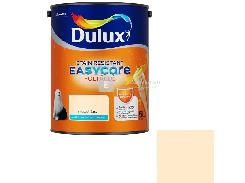 Dulux EasyCare matt, foltálló beltéri falfesték sivatagi rózsa 5 l Vedd meg online