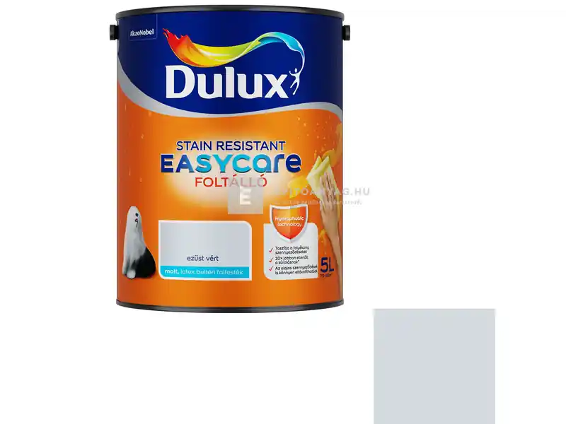 Dulux EasyCare matt, foltálló beltéri falfesték ezüst vért 5 l Exkluzív ajánlat