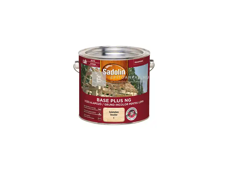 Azonnal elérhető Sadolin Base Plus NG fakonzerváló alapozó 2,5 l
