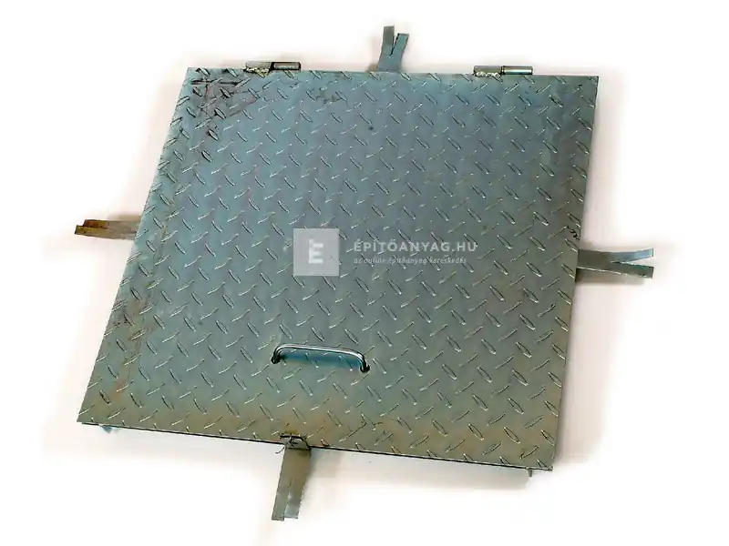 Aknafedlap horganyzott, zárható 60x60 cm Legjobb ár