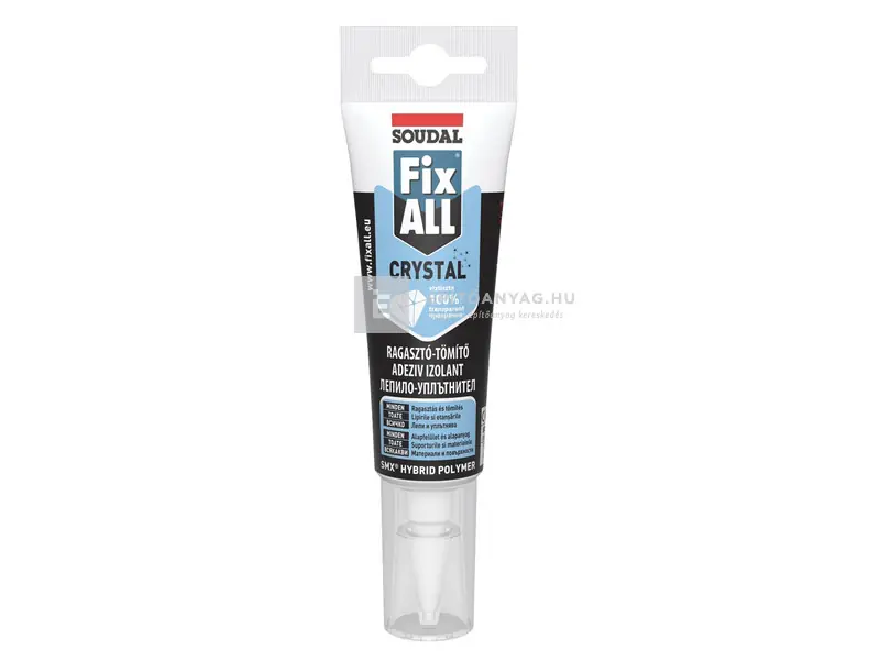 Szezonális akció Galeco Fix-All Crystal ragasztó, víztiszta, 125 ml