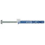 Biztonságos fizetés Koelner Rawlplug R-S11-FF1N10K120/4 peremes dübel 10x120 mm + hatlapfejű/Torx, peremes csavar 7,0x129 mm, 4 db/csomag