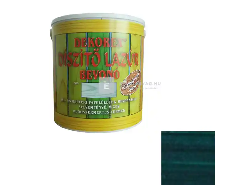 Dekorex vékonylazúr flamandzöld 2,5 kg Legjobb ár