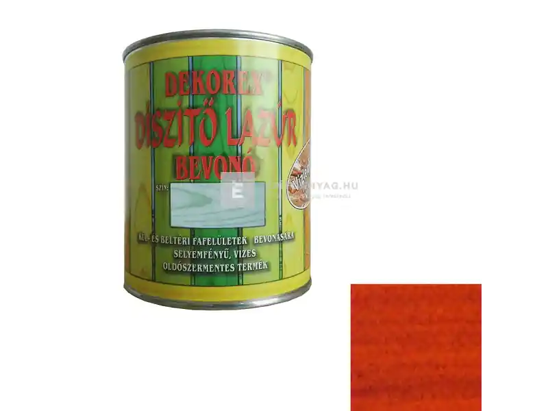Olcsóbb Dekorex vékonylazúr mahagóni 0,75 kg