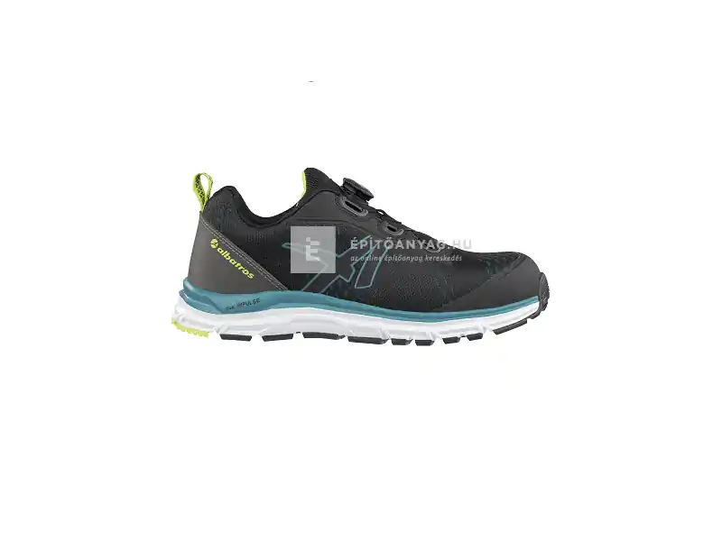 Albatros AER55 Impulse Black Blue Low QL S1P ESD HRO SRA munkavédelmi cipő 40 Gyors kiszállítás