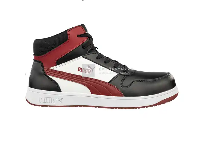 Puma Frontcourt Blk/Wht/Red Mid S3L ESD FO HRO SR munkavédelmi bakancs 40 Csak ma