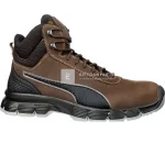 Biztonságos fizetés Puma Condor Brown Mid S3 ESD SRC munkavédelmi bakancs 43