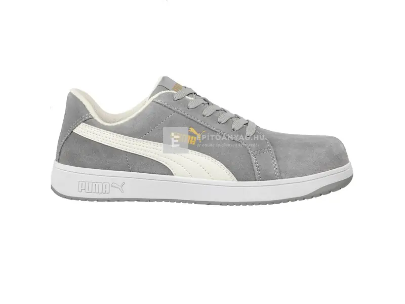 Puma Iconic Suede Grey Low S1PL ESD FO HRO SR munkavédelmi cipő 46 Kedvezményes ár