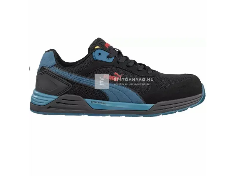 Puma Frontside Blk/Blue Low S1P ESD HRO SRC munkavédelmi cipő 45 Szuper akció