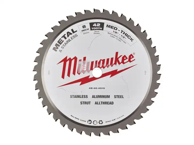 Milwaukee körfűrészlap acélhoz 203x5/8"x42 Biztonságos fizetés