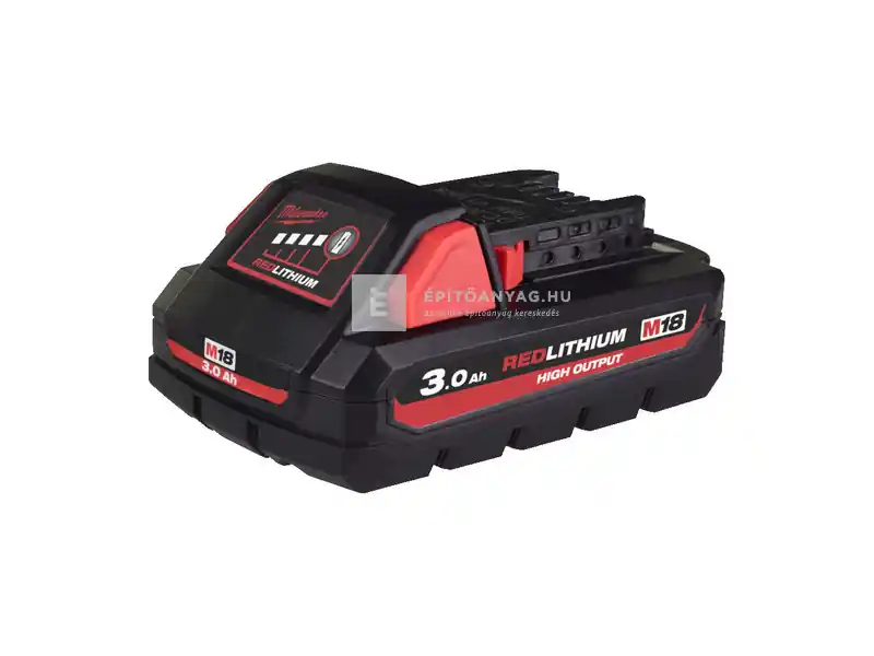 Milwaukee M18HB3 Redlithium High Output akkumulátor 18 V / 3,0 Ah Biztonságos vásárlás