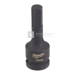 Milwaukee dugókulcs külső hatlap 10 mm, 1/2" SQ befogás Biztonságos fizetés