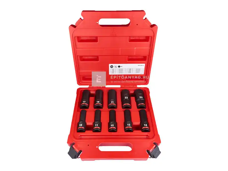 Biztonságos vásárlás Milwaukee Shockwave dugókulcs készlet, 1/2", hosszú, 10 db-os