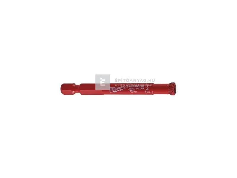 Expressz kézbesítés Milwaukee Diamond Plus vizes/száraz gyémántszemcsés fúrószár 6 mm