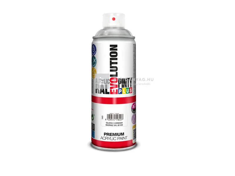 PintyPlus Evolution akril festék spray fényes lakk 400 ml Kedvezményes ár