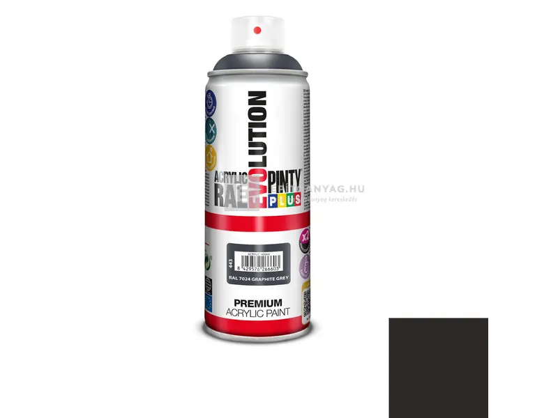 PintyPlus Evolution akril festék spray RAL 7024 graphite grey 400 ml Olcsó