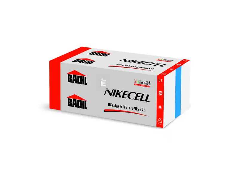 Bachl Nikecell EPS 30, 3 cm nem terhelhető hőszigetelő lemez Biztonságos fizetés