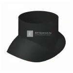 Terrán füstgázcső adapter DN125 fekete Ajánlat