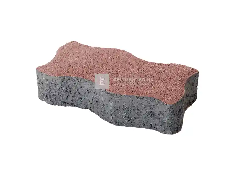 ABeton Balaton térkő normálkő vörös 12x24x6 cm Outlet