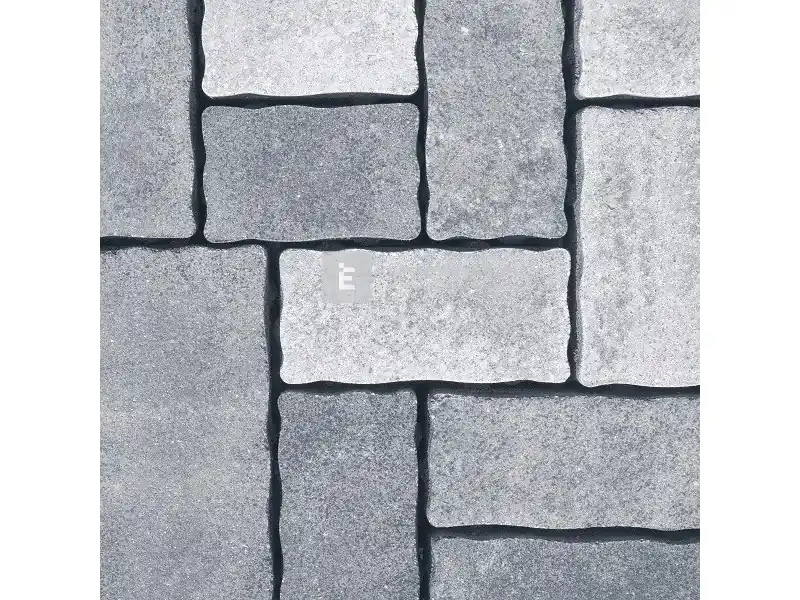 ABeton Via Casa kombi térkő karbon-fehér 8 cm Azonnal elérhető