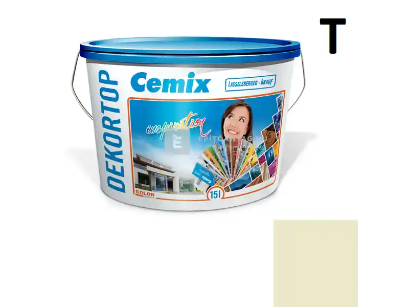Szuper akció Cemix 2802 DekorTOP diszperziós homlokzatfesték 6111 intense 15 l