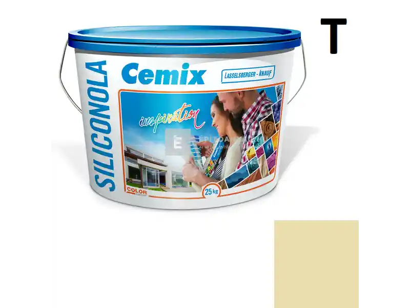 Expressz szállítás Cemix 2733 SiliconOLA szilikon vékonyvakolat, kapart 1,5 mm 4323 orange 25 kg