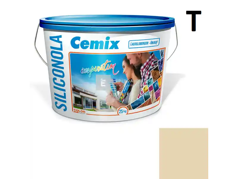 Cemix 2733 SiliconOLA szilikon vékonyvakolat, kapart 1,5 mm 4343 orange 25 kg Alacsony ár