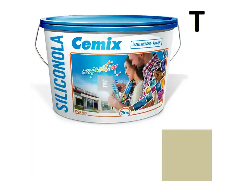 Cemix 2733 SiliconOLA szilikon vékonyvakolat, kapart 1,5 mm 4547 green 25 kg Legnépszerűbb
